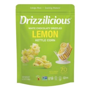 Drizzilicious Lemon Cake Drizzle Popcorn 4.5oz 6ct